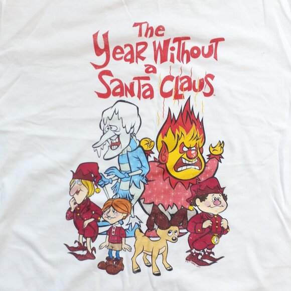 The Year Without a Santa Claus - New Women's Large White T-Shirt - Picture 2 of 4